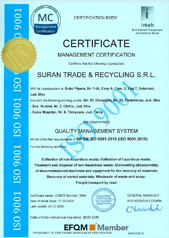 ISO 9001 — Sistema de gestión de la calidad